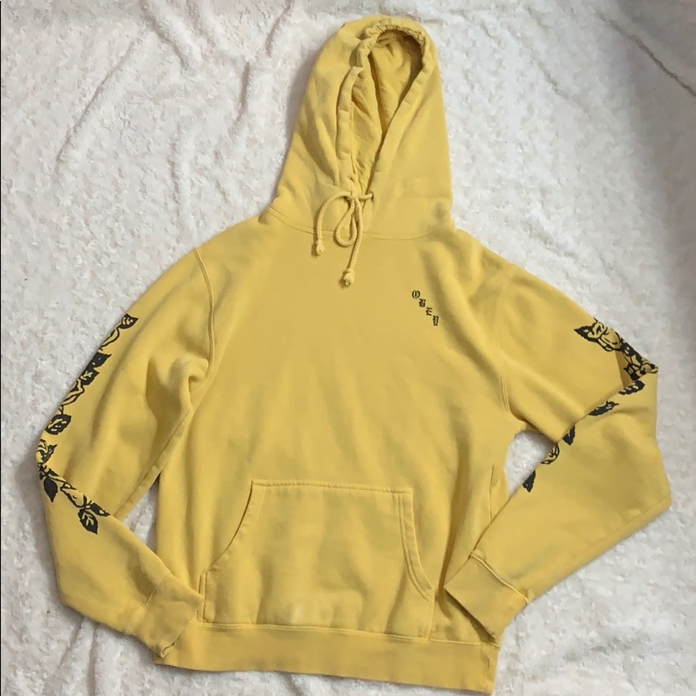 Yellow Obey hoodie